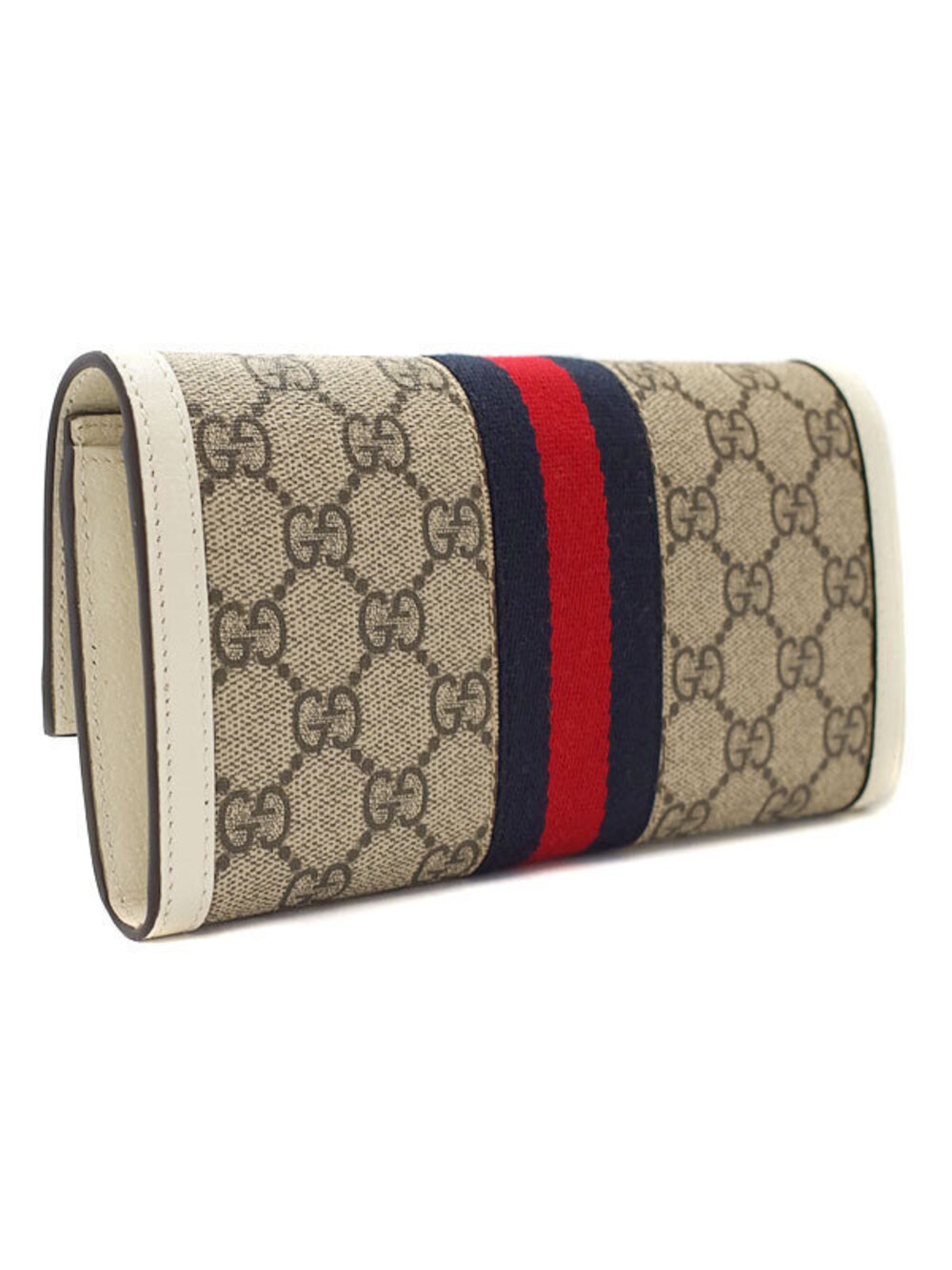 Gucci GG Continental Ophidia Bi Long Wallet fold Black